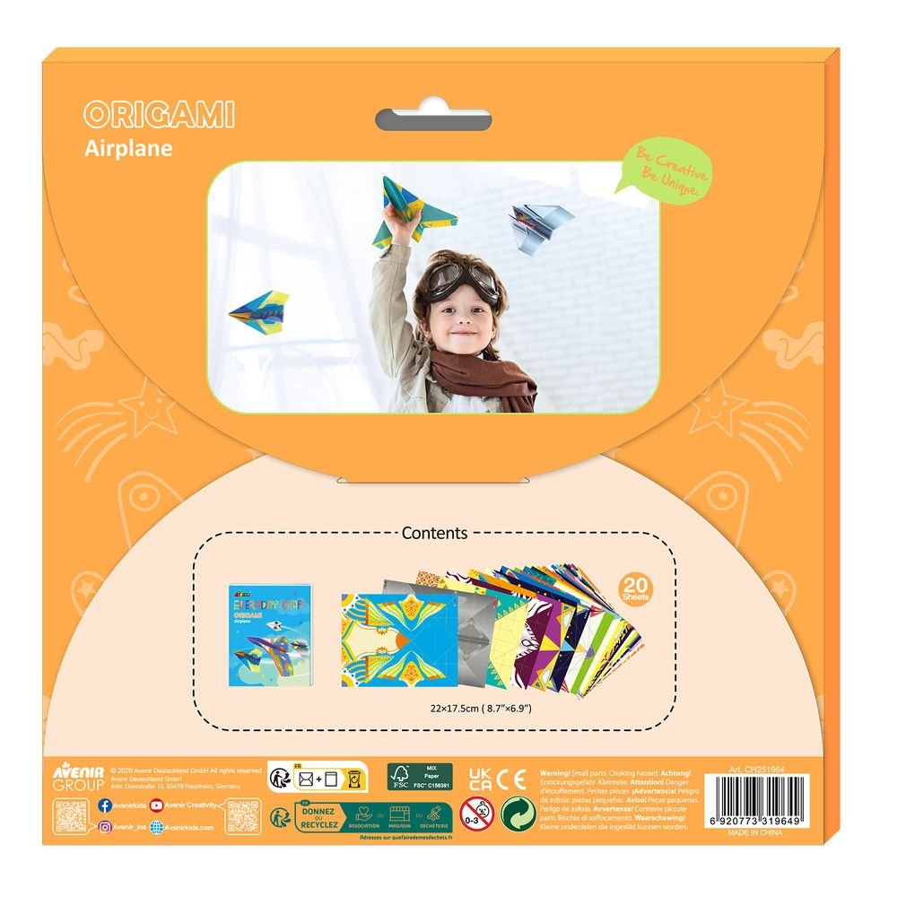 Avenir Origami aviones de papel