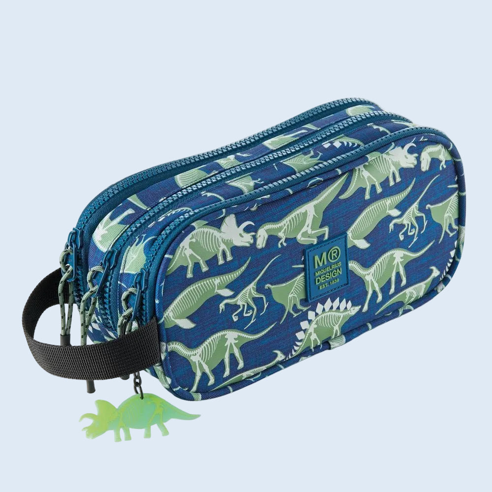 MiquelRius Estuche portatodo triple Dino fósil