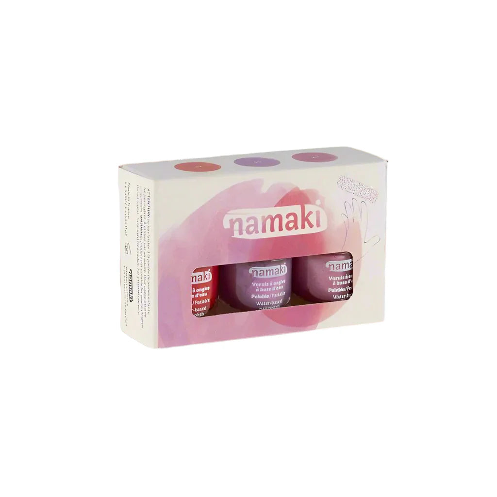 Namaki Pack 3 esmaltes al agua Eternal Roses