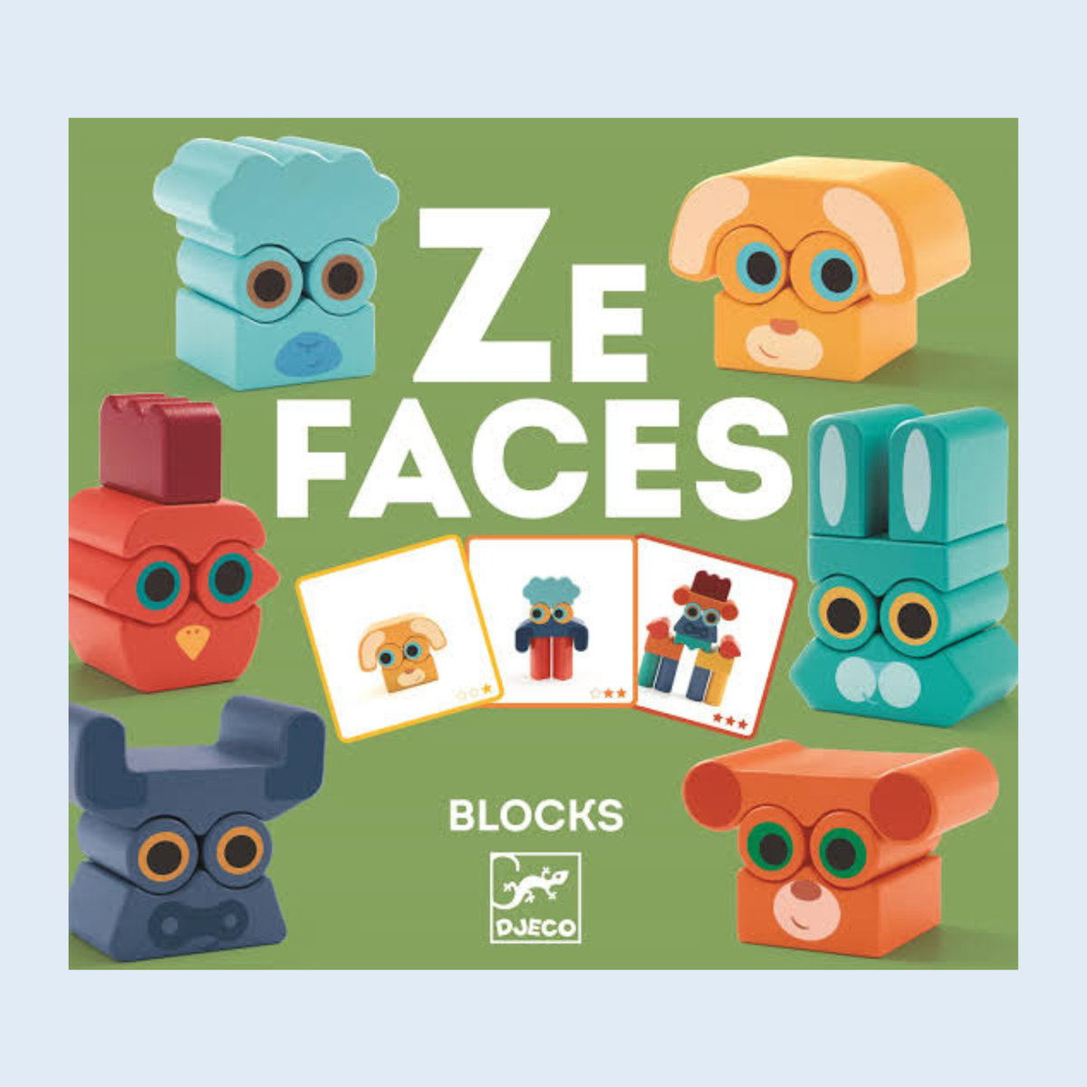 Djeco Blocks Ze Faces