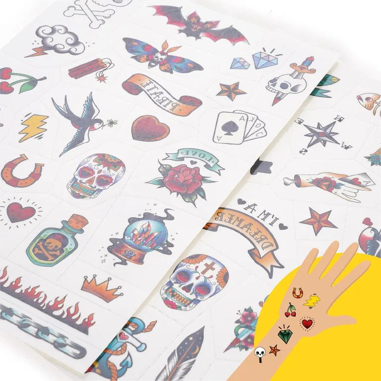 Legami Tatuajes temporales Old School