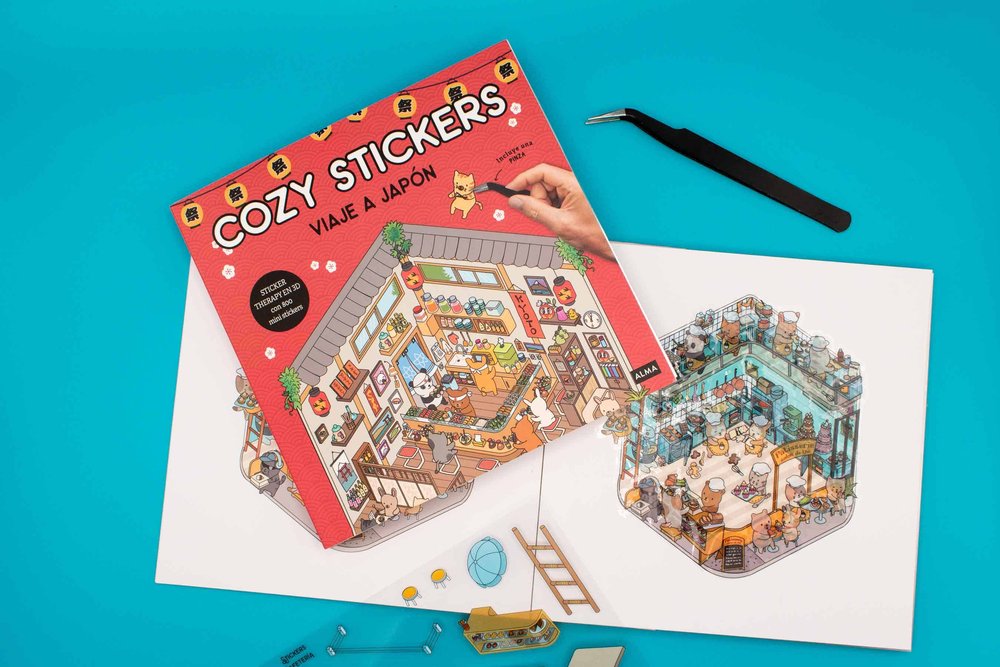 Cozy stickers Viaje a Japón