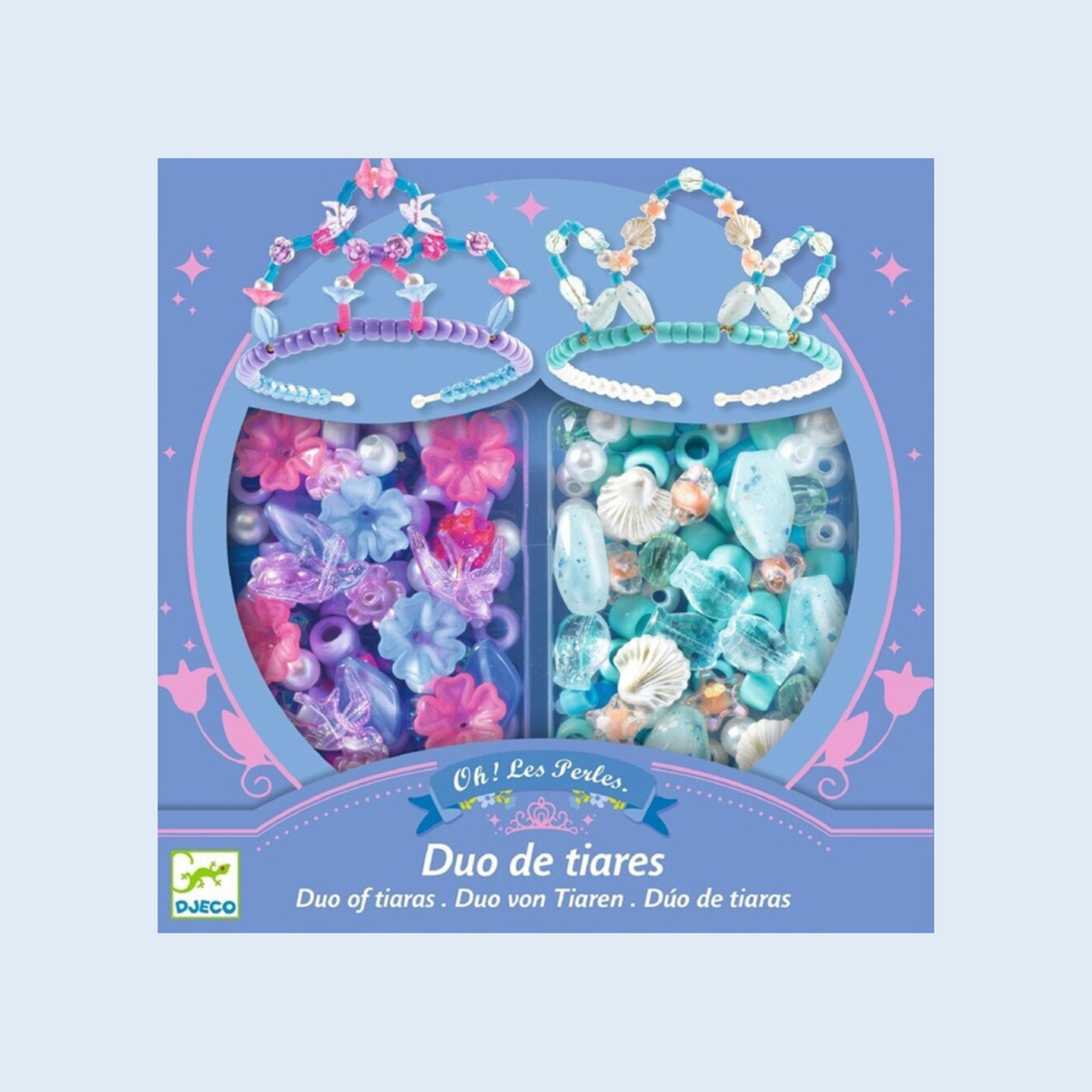 Djeco Perlas dúo tiaras