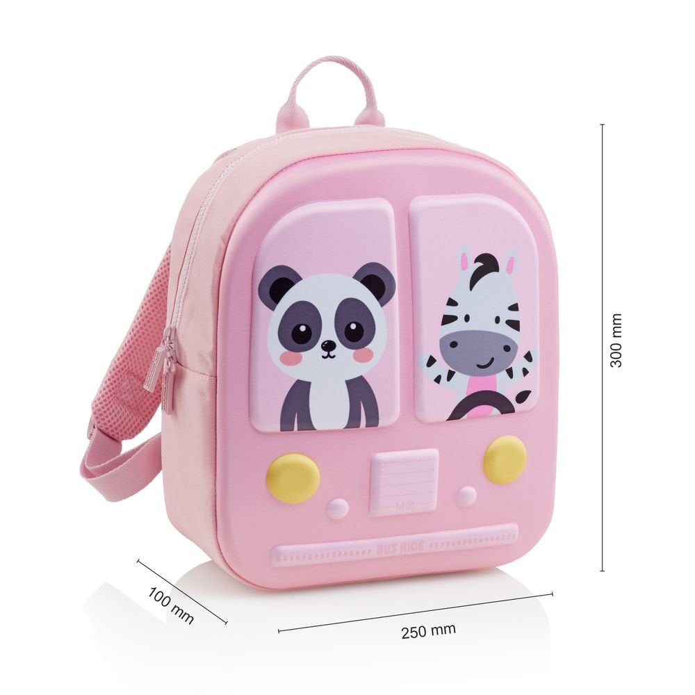 MiquelRius Mochila guardería bus Rosa