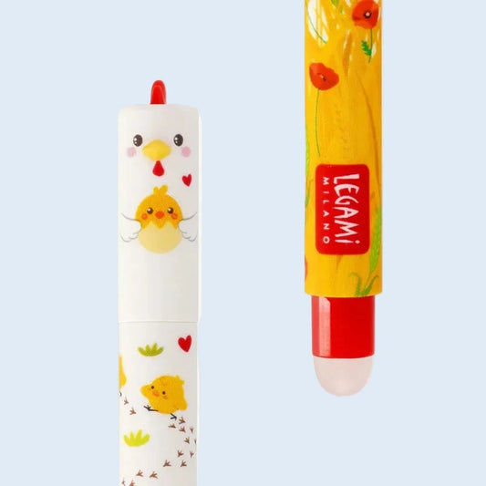 Legami Bolígrafo de gel borrable Gallina