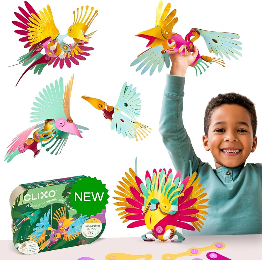 Clixo Tropical birds 22 piezas