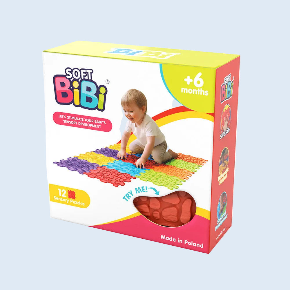 Soft Bibi Alfombras sensoriales 12 Baldosas