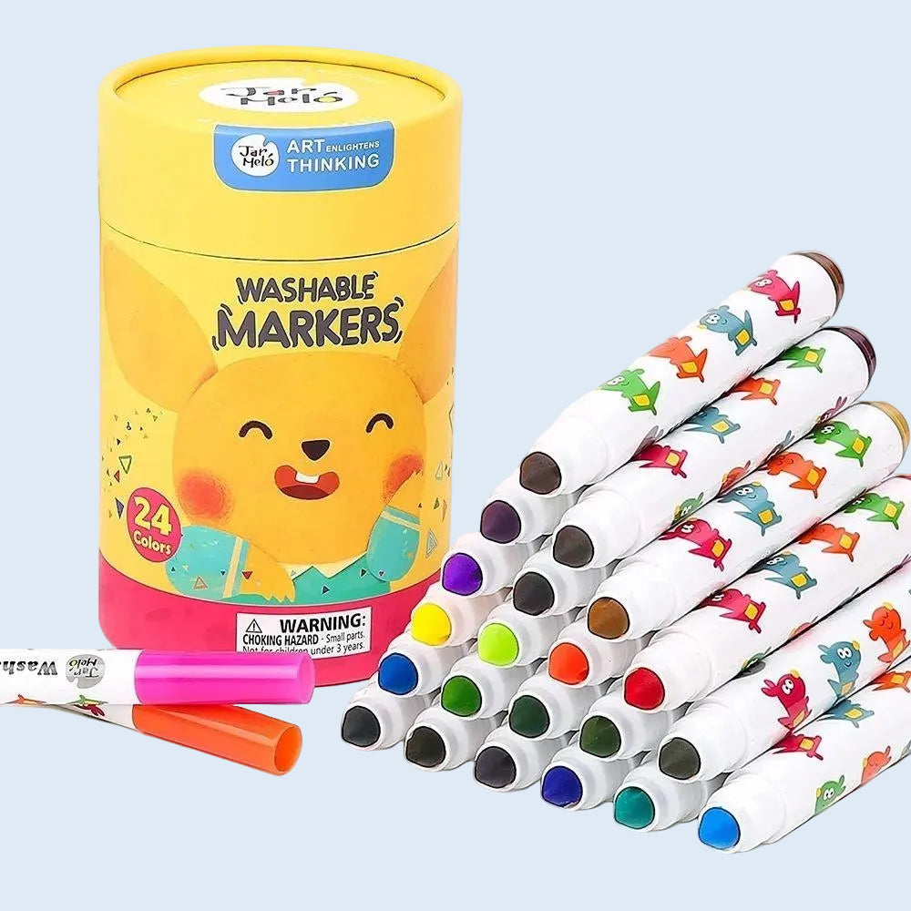 Jar Melo Rotuladores lavables 12 o 24 colores