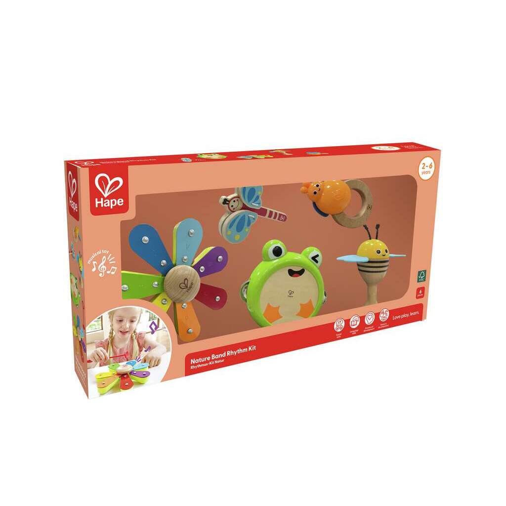 Hape Kit rítmico banda de la naturaleza