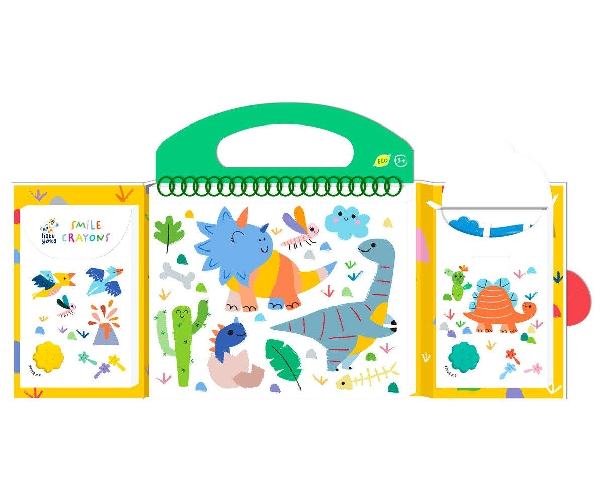 Haku Yoka Mi primer kit para colorear Dinosaurios