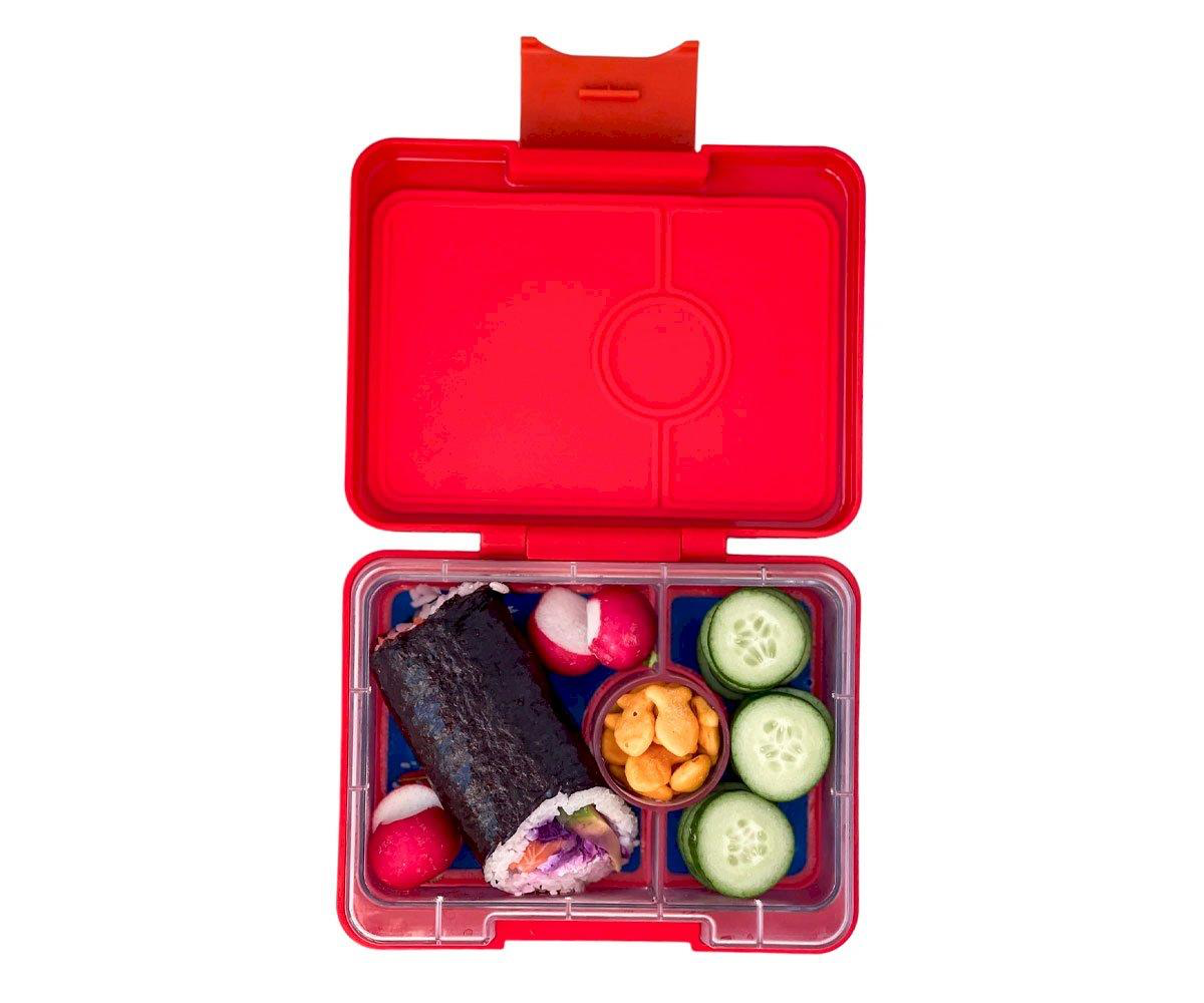 Yumbox Caja de almuerzo Oso polar Rojo