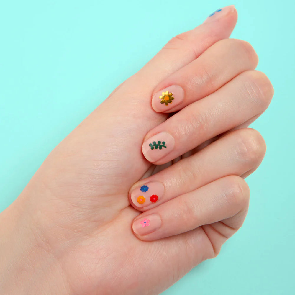 Omy Pegatinas para uñas Flower