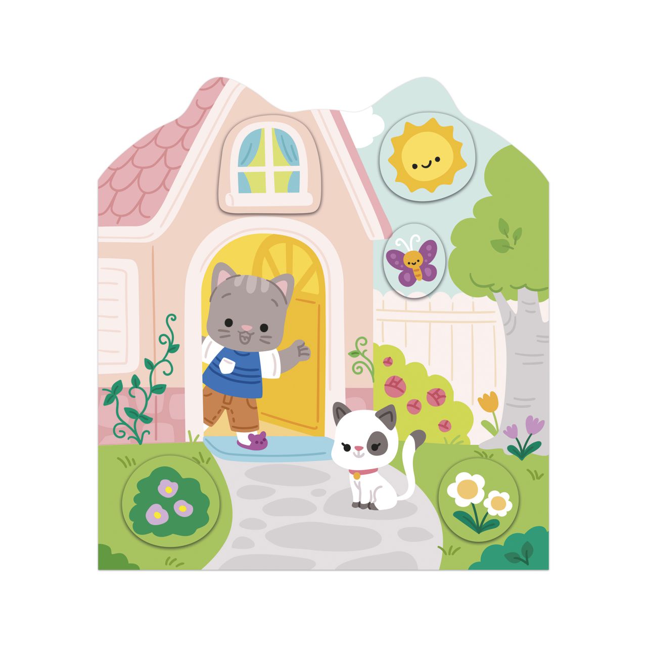 Janod Libro de pegatinas La casa