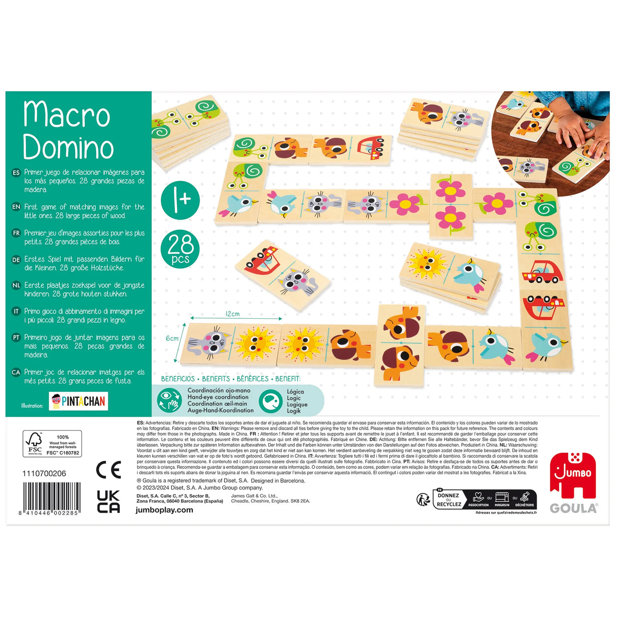 Macro dominó - Goula