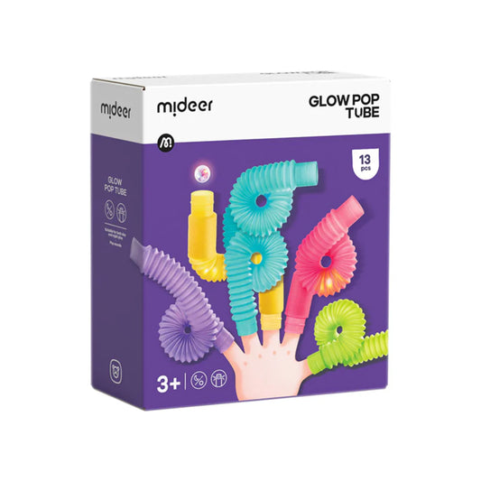 Mideer Juego tubos y bolas luminosas