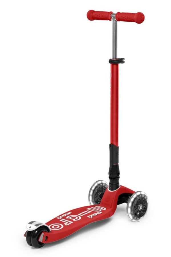 Micro Patinete Maxi Deluxe Plegable Rojo