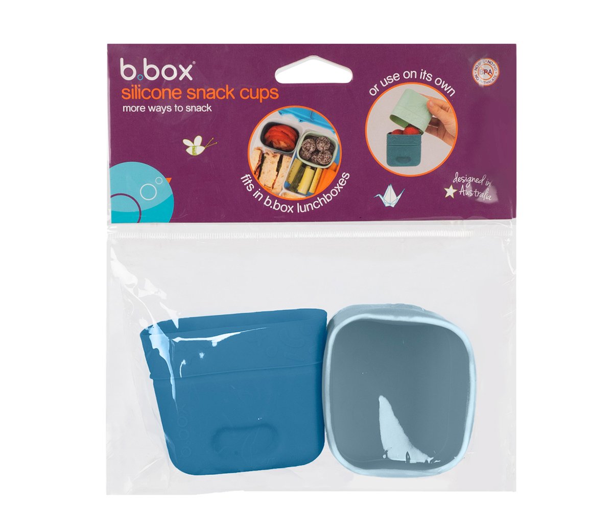 B.box Set vasito snack de silicona Ocean