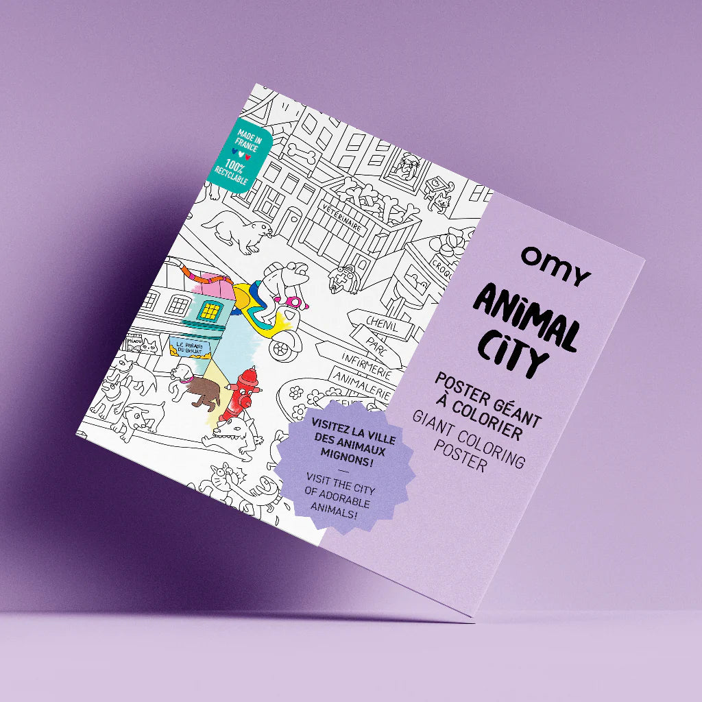 Omy Póster XL Animal city