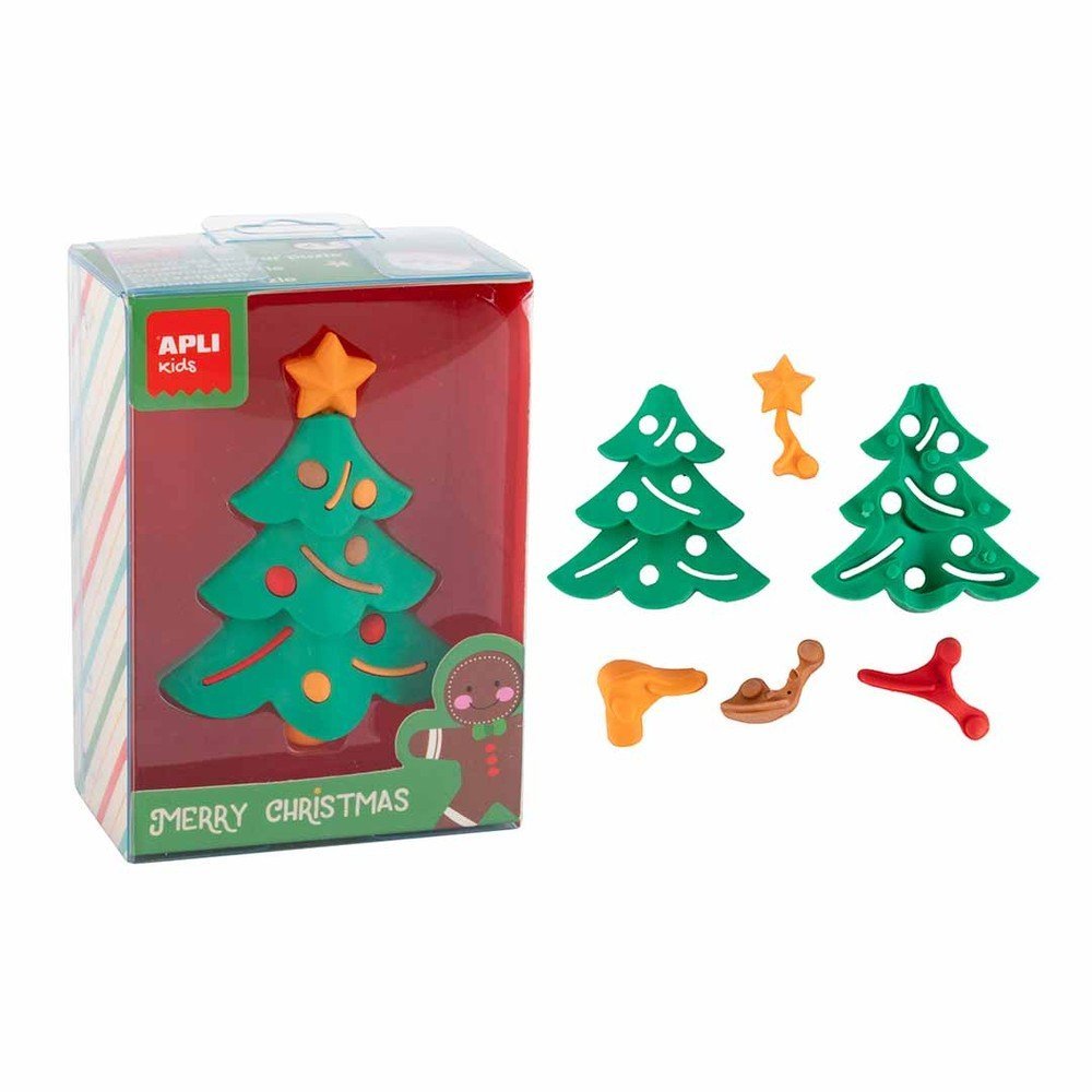 Goma de borrar Navidad puzzle - Apli kids