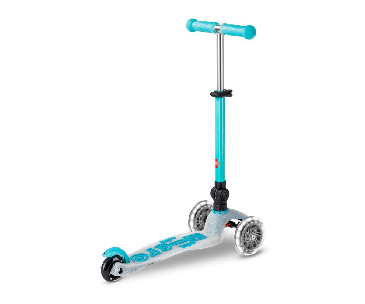 Micro Patinete Mini Deluxe plegable Orión Glow LED Azul