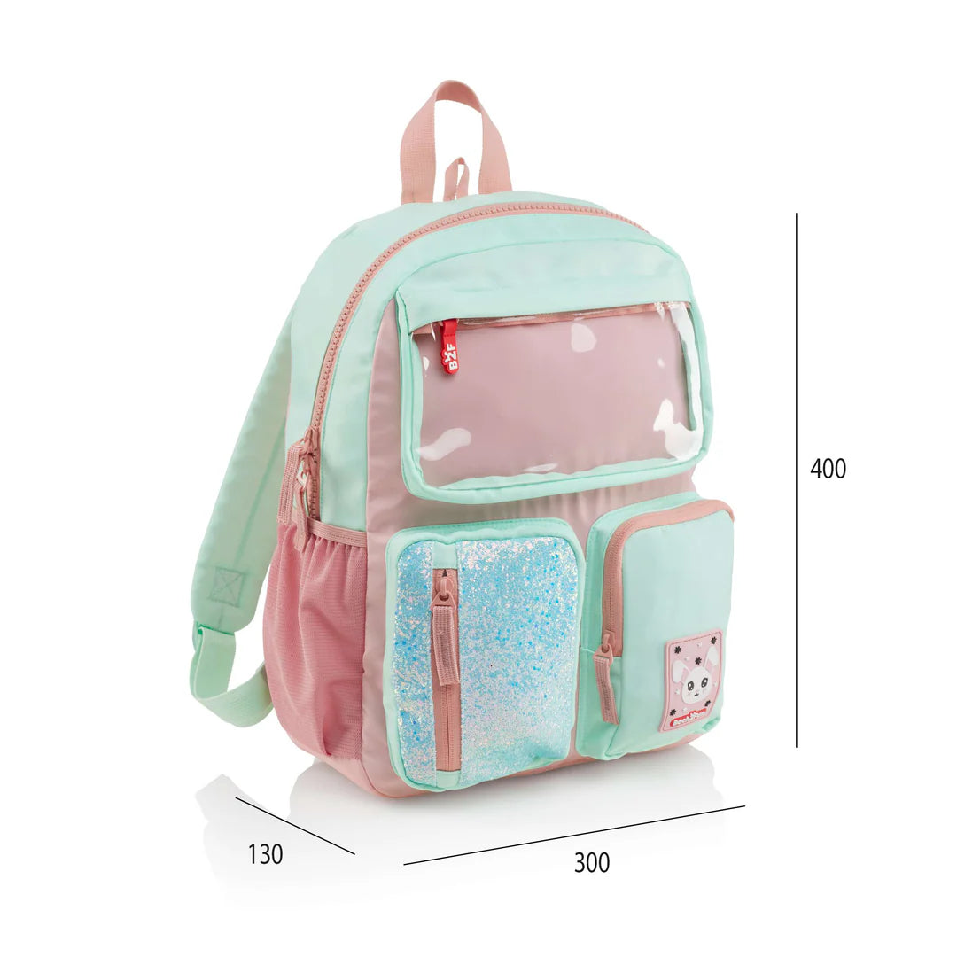 Back2fun Mochila Rosa y menta