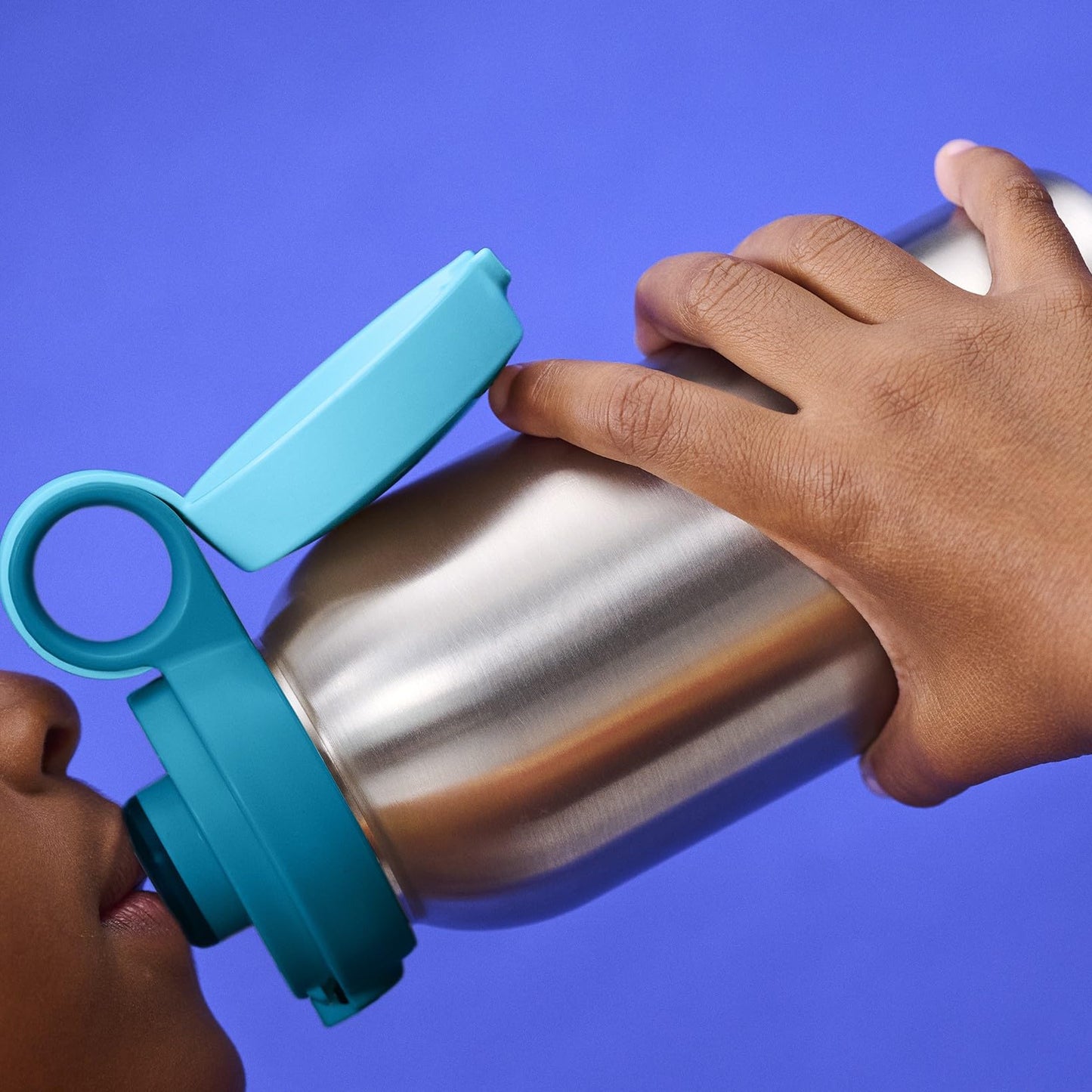 Mepal Botella acero con tapón abatible 600 ml Verde