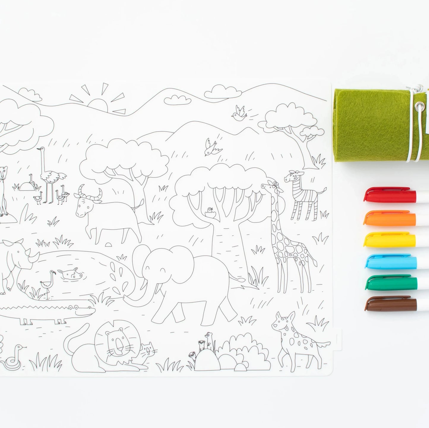 Scribble Mat Tapete de silicona para colores