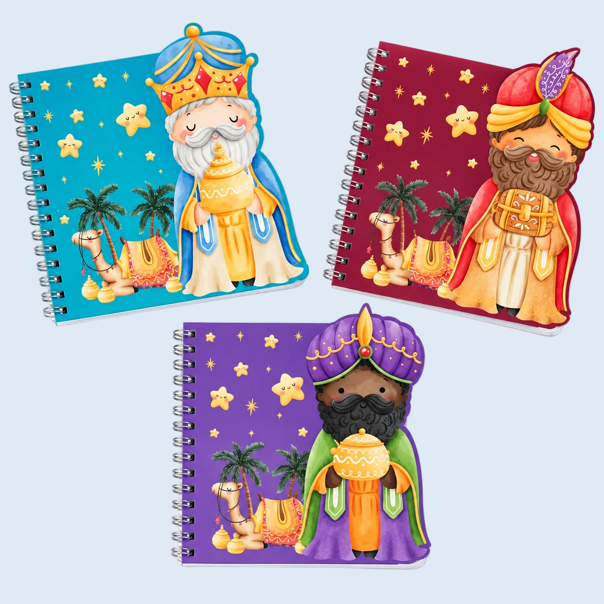 Libreta forma de Reyes Magos