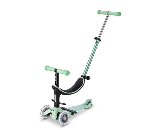 Micro Patinete mini2grow Deluxe LED Menta