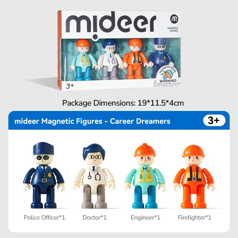 Figuras magnéticas Profesiones - Mideer