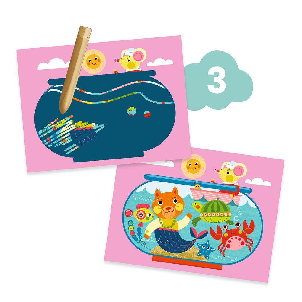 Djeco Baby Cofre multiactividades El gato y sus amigos