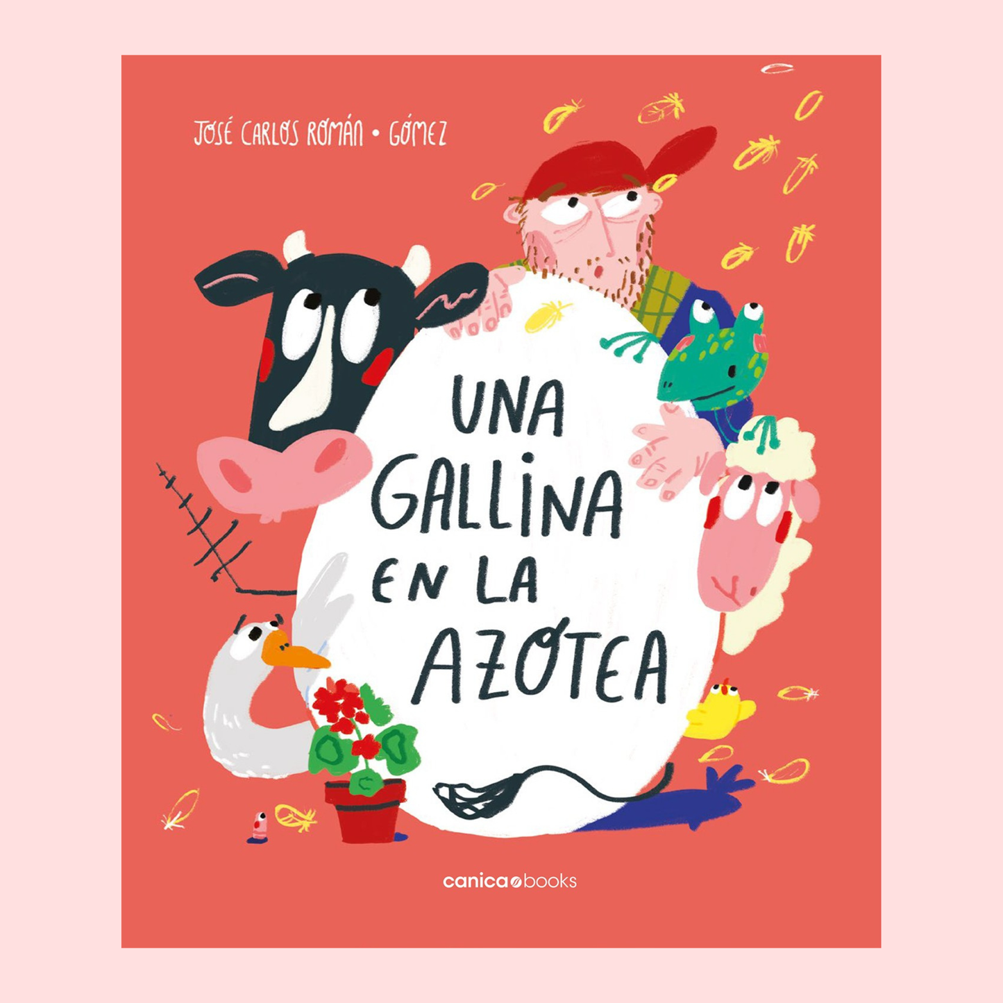 Una gallina en la azotea