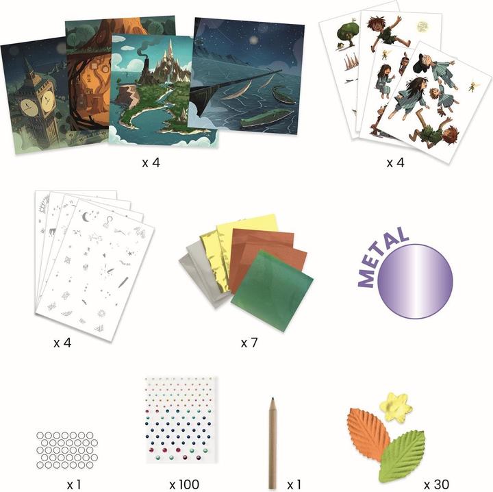 Cuentos para decorar Peter Pan - Djeco