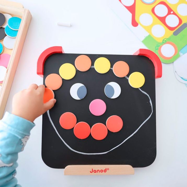 Janod Aprendo los colores Discos magnéticos