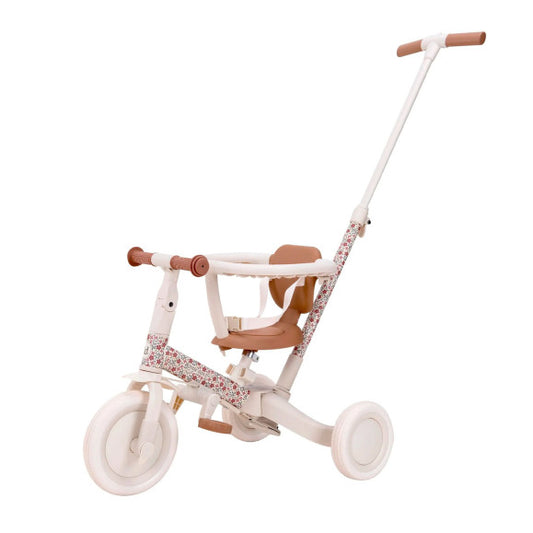 Little Dutch Triciclo evolutivo Blanco Flores
