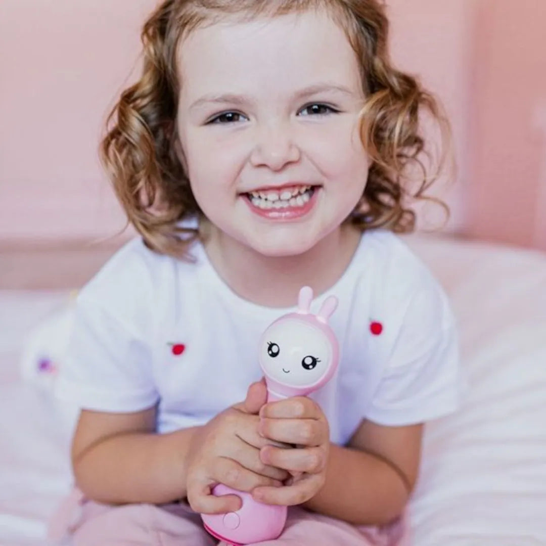 Alilo Smarty Bunny Rosa Sonajero interactivo e inteligente