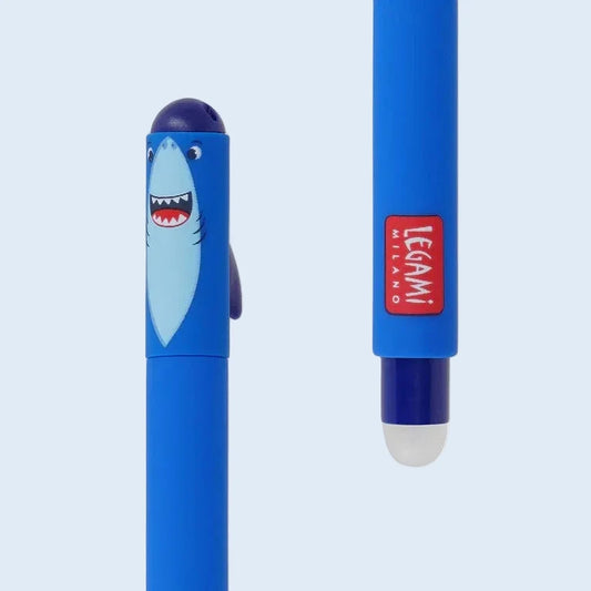 Legami Bolígrafo de gel borrable Tiburón