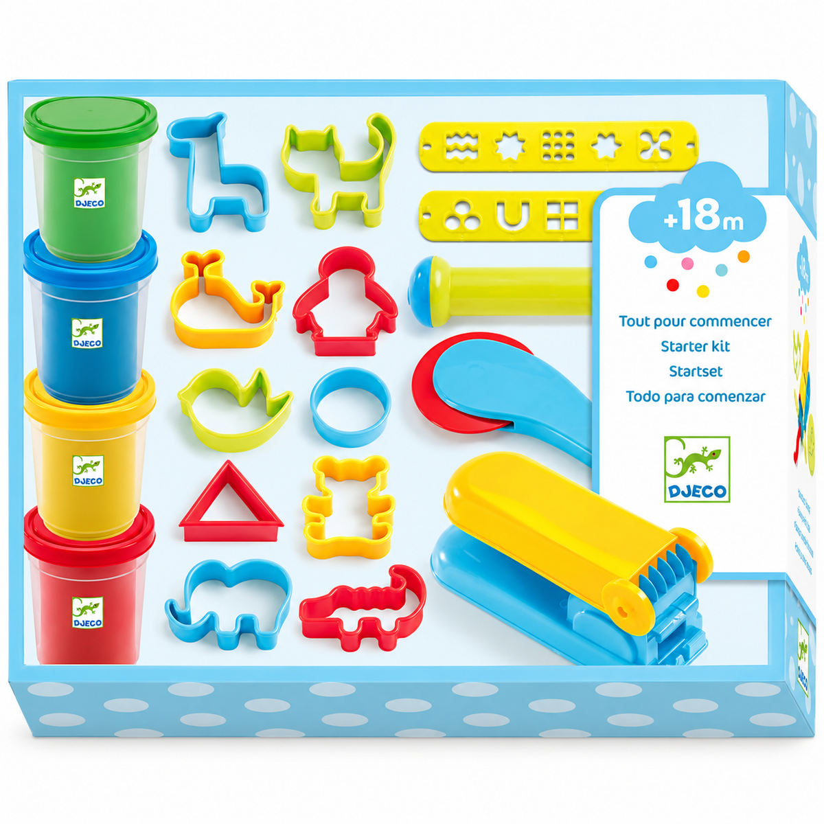 Djeco Kit Plastilina Todo para comenzar