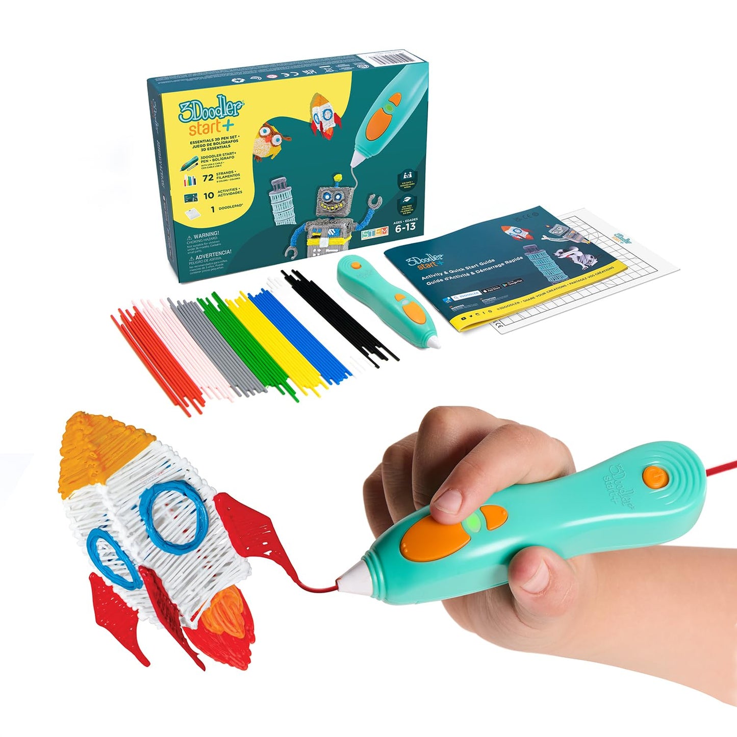 3Doodler Bolígrafo para crear figuras en 3D