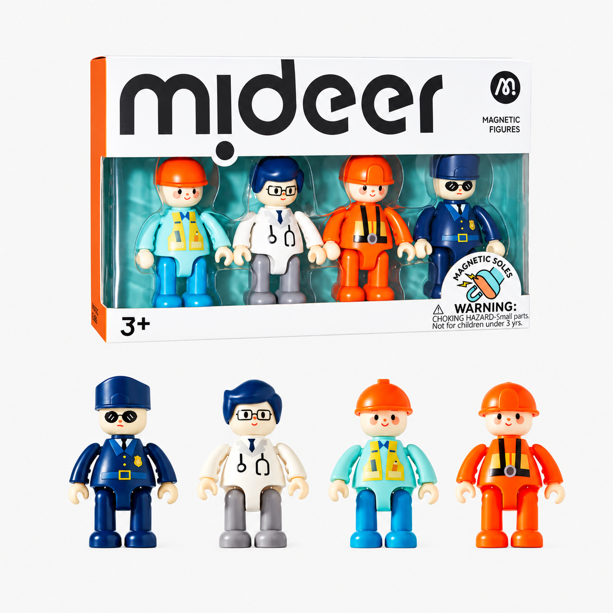 Figuras magnéticas Profesiones - Mideer