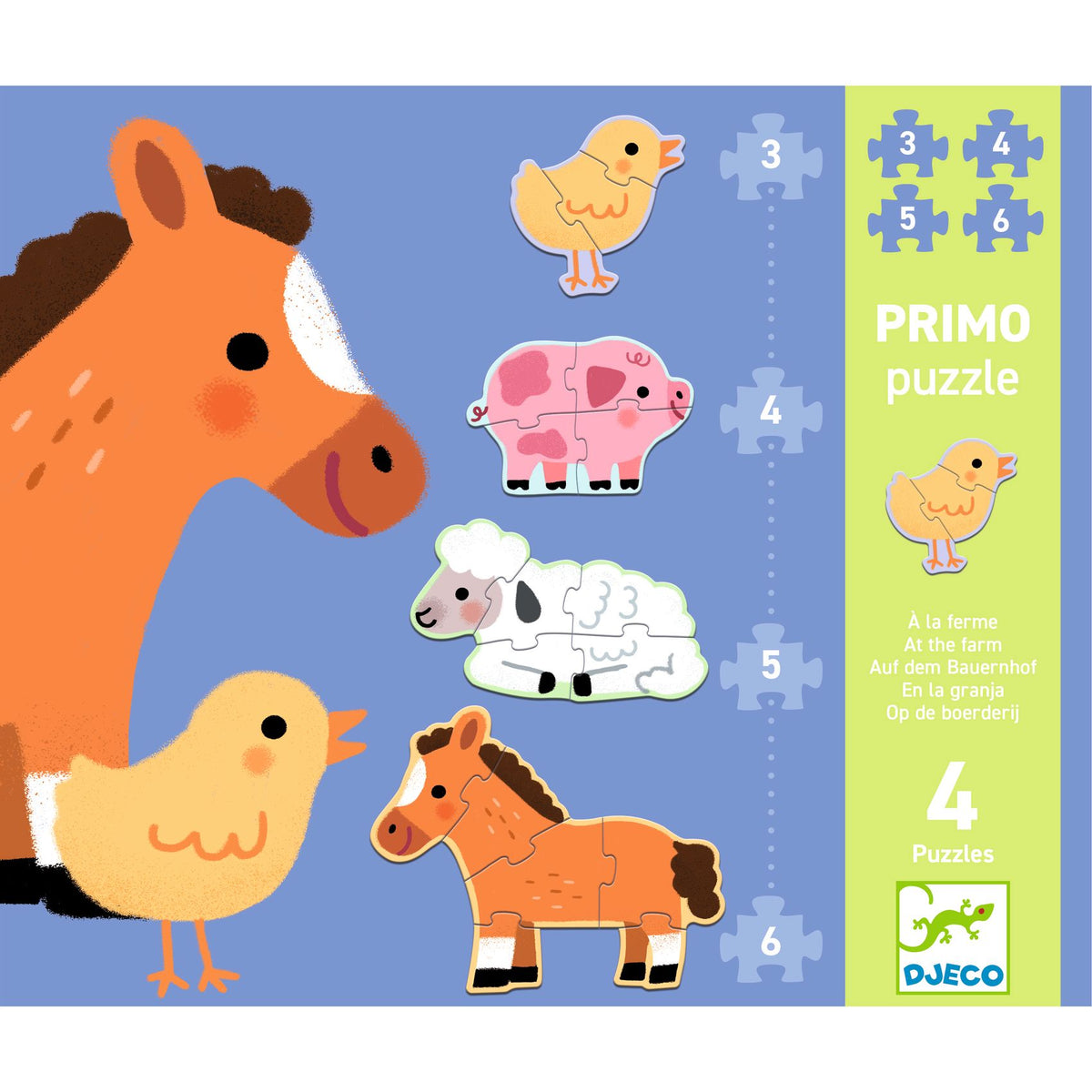 Djeco Puzzle evolutivo En la granja
