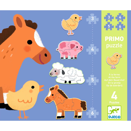 Djeco Puzzle evolutivo En la granja
