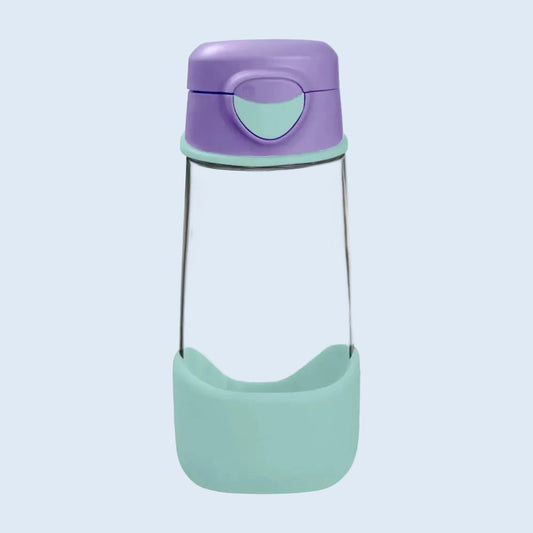 B.box Botella tritán con boquilla 600ml Lilac Pop