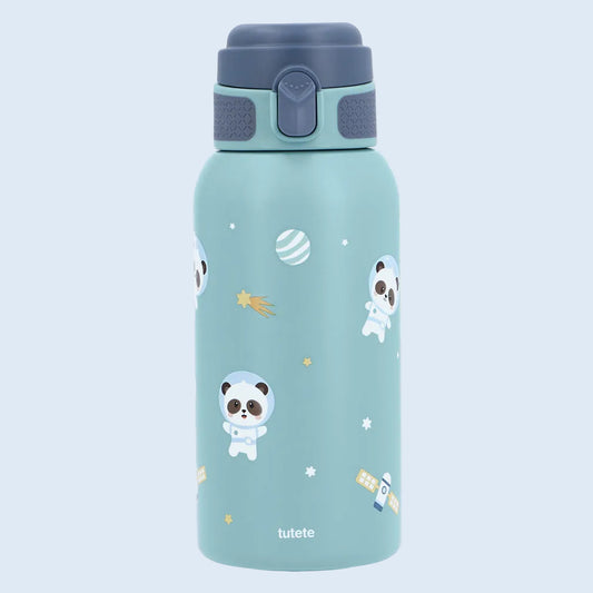Tutete Botella acero térmica 500 ml Panda in space
