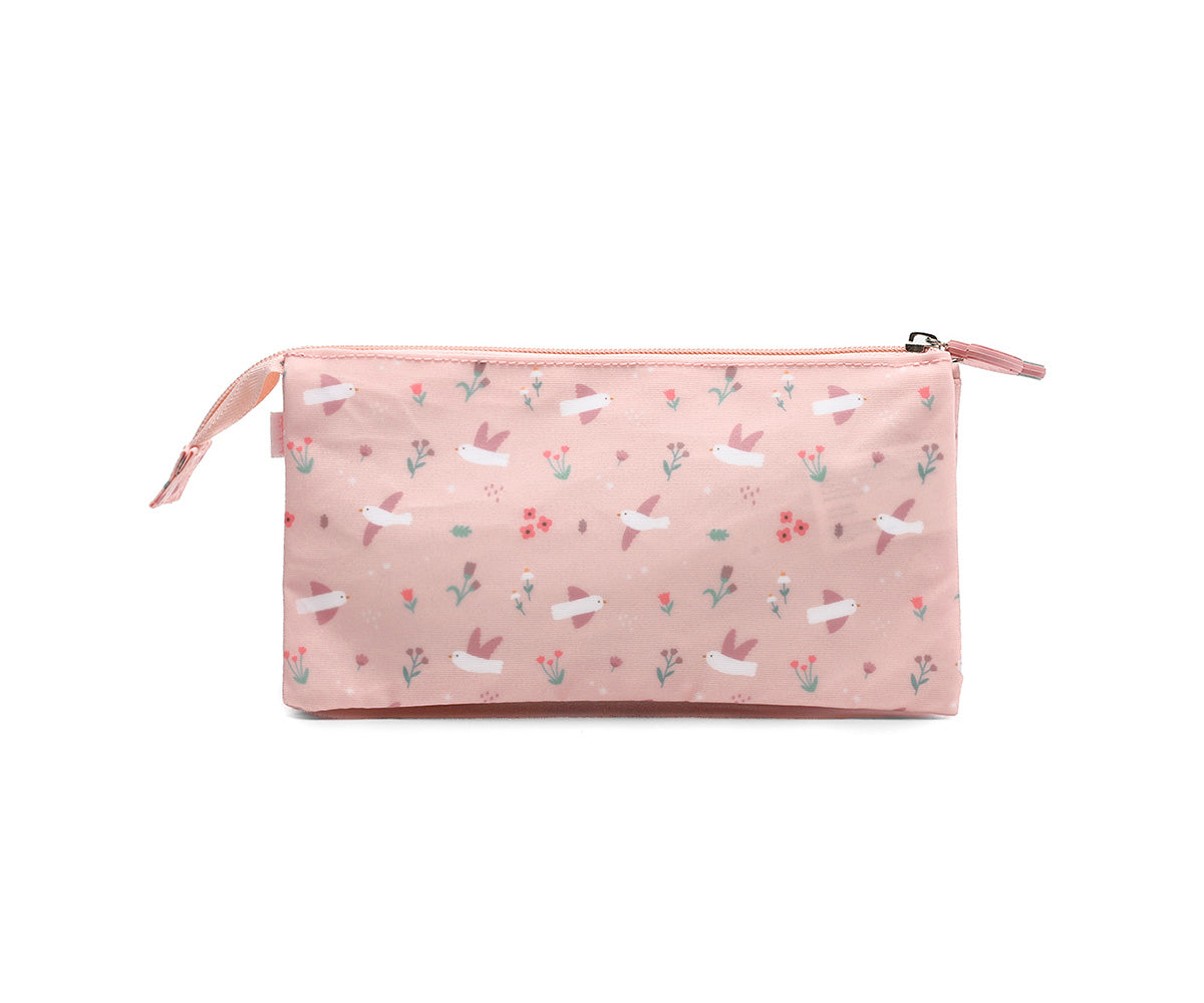 Tutete Estuche portatodo triple Blossom birds