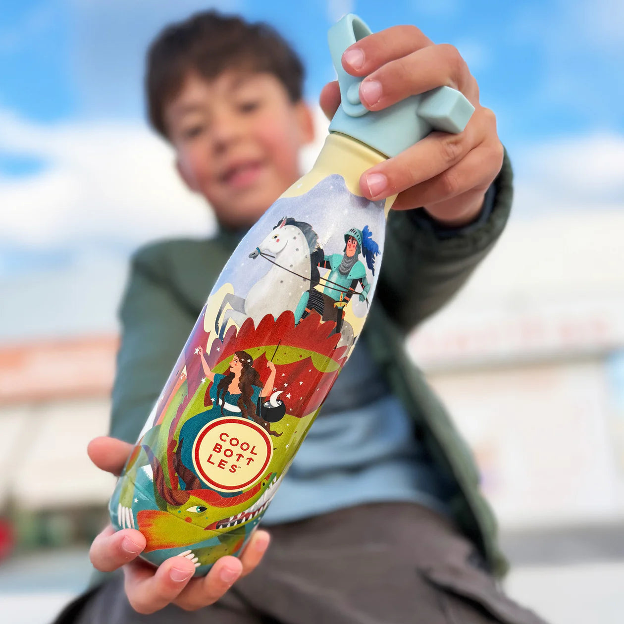 Cool Bottles Botella térmica 350 ml Knight Legend