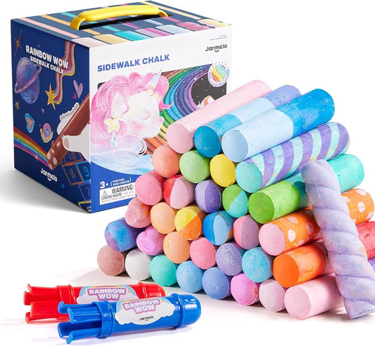 Jar Melo Tizas Jumbo Colores brillantes