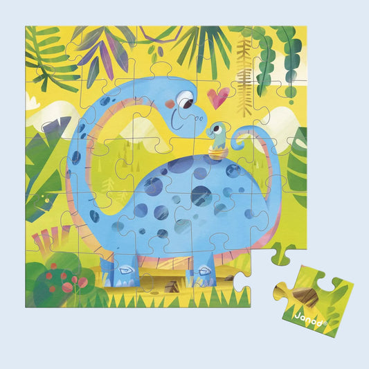 Janod Tarjeta regalo Puzzle Dinosaurio y bebé