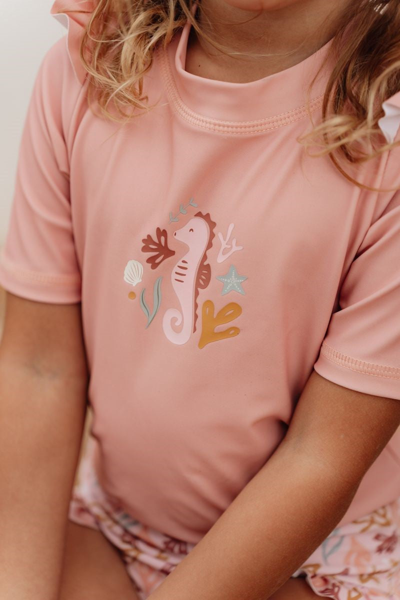 Little Dutch Camiseta protección solar Ocean Dreams Pink