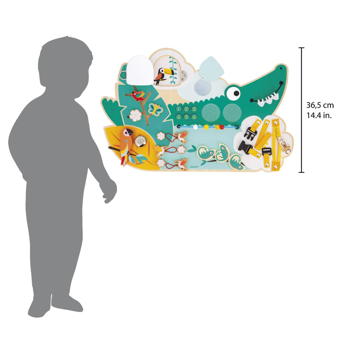 Janod Panel Montessori Cocodrilo